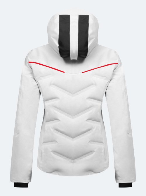 Chaqueta esquí mujer Vermont blanca - Imagen 3