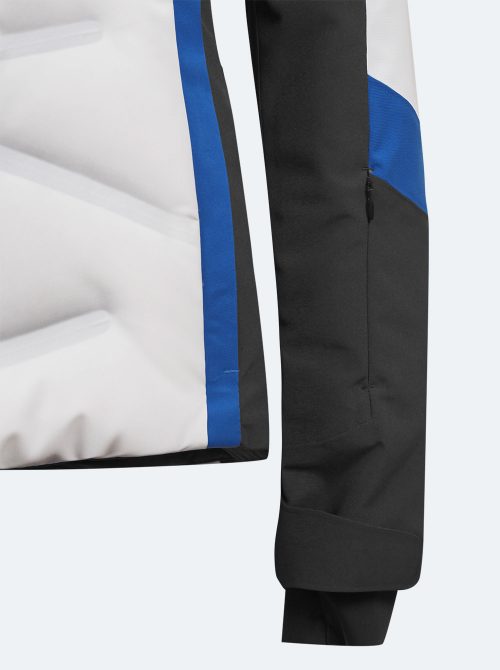 Chaqueta esquí mujer Slalom blanca-negra-azul - Imagen 4