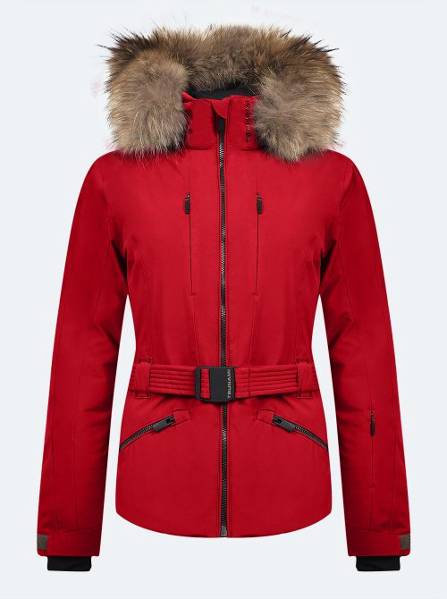 Chaqueta esquí mujer Majestic roja