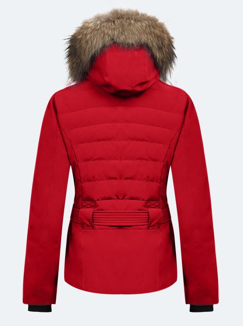 Chaqueta esquí mujer Majestic roja - Imagen 3