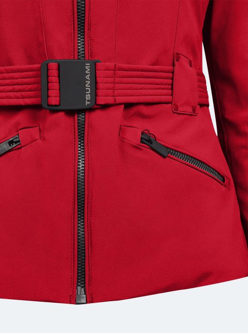 Chaqueta esquí mujer Majestic roja - Imagen 5