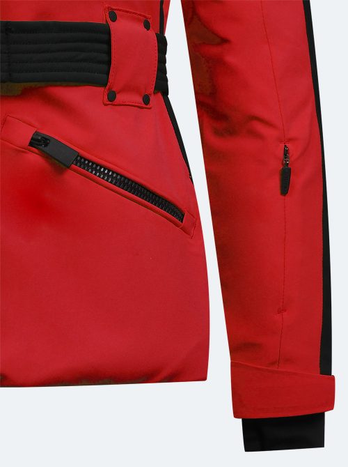 Chaqueta esquí mujer Elegant roja - Imagen 4