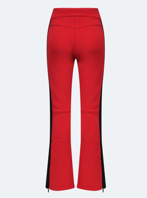 Pantalón esquí lástex mujer rojo-negro - Imagen 3