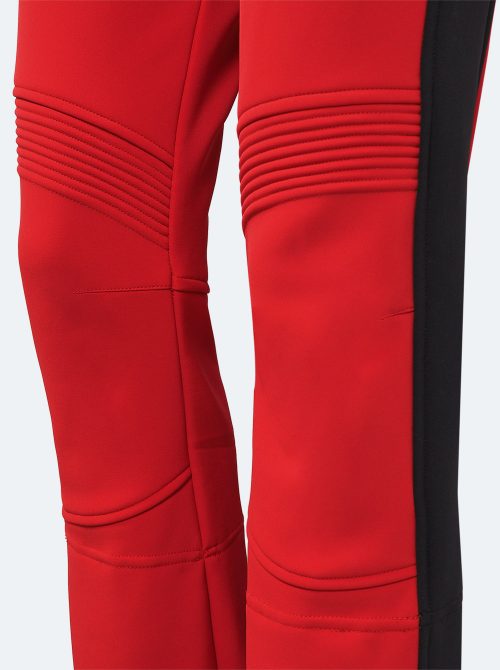 Pantalón esquí lástex mujer rojo-negro - Imagen 5