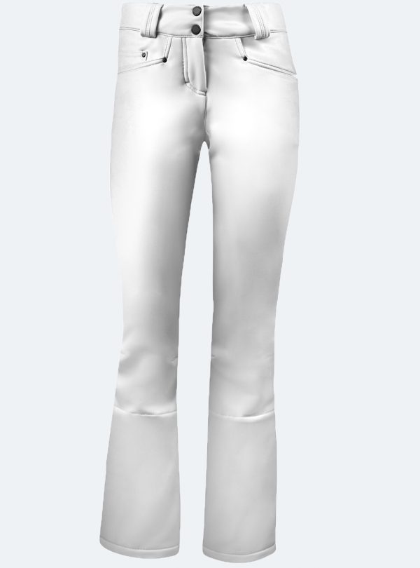 Pantalón esquí lástex mujer Angie blanco