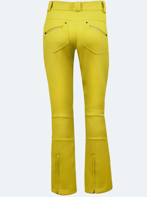 Pantalón esquí lástex mujer Angie amarillo - Imagen 3