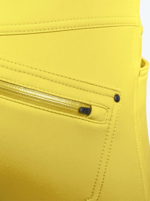 Pantalón esquí lástex mujer Angie amarillo - Imagen 4
