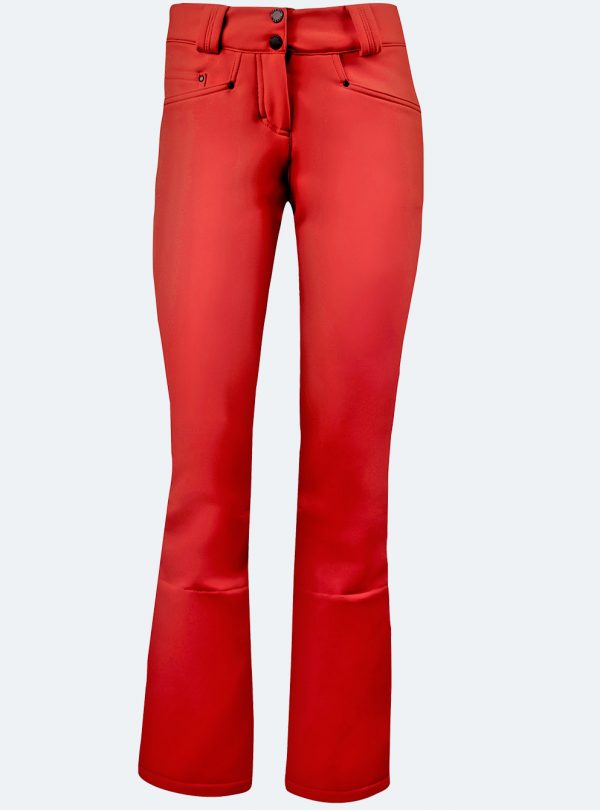 Pantalón esquí lástex mujer Angie rojo