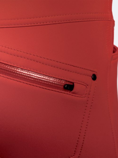 Pantalón esquí lástex mujer Angie rojo - Imagen 4