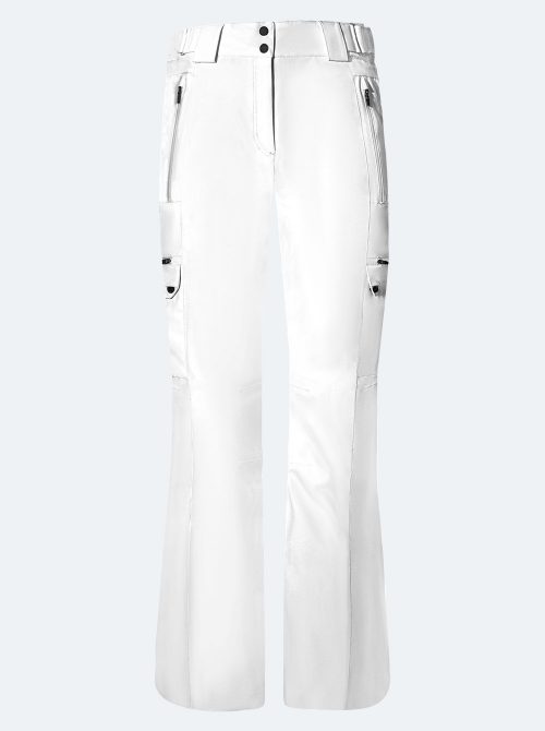 Pantalón esquí mujer Cargo blanco