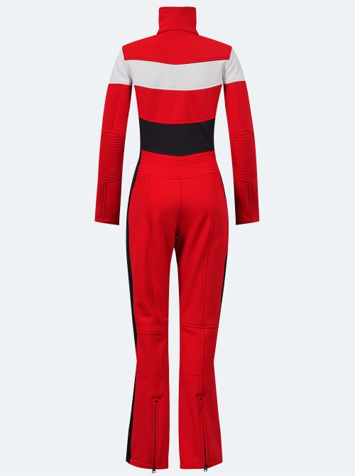 Mono esquí mujer Elegant rojo-negro-blanco - Imagen 3