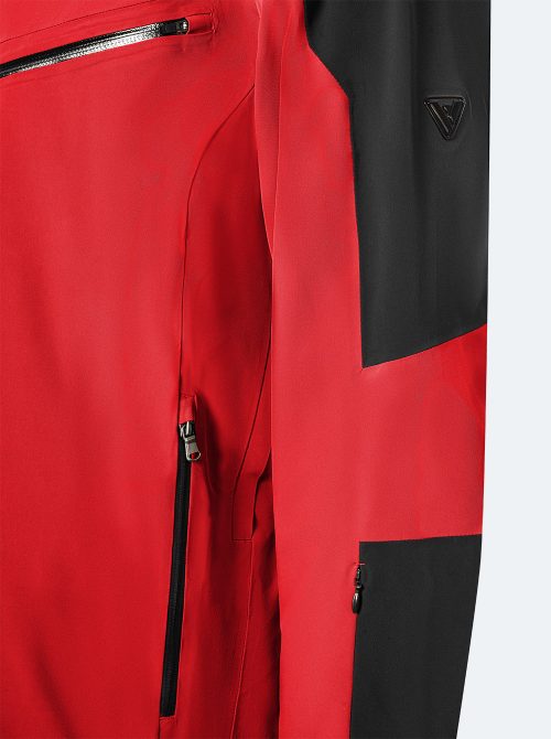 Chaqueta esquí infantil Aspen rojo - Imagen 5