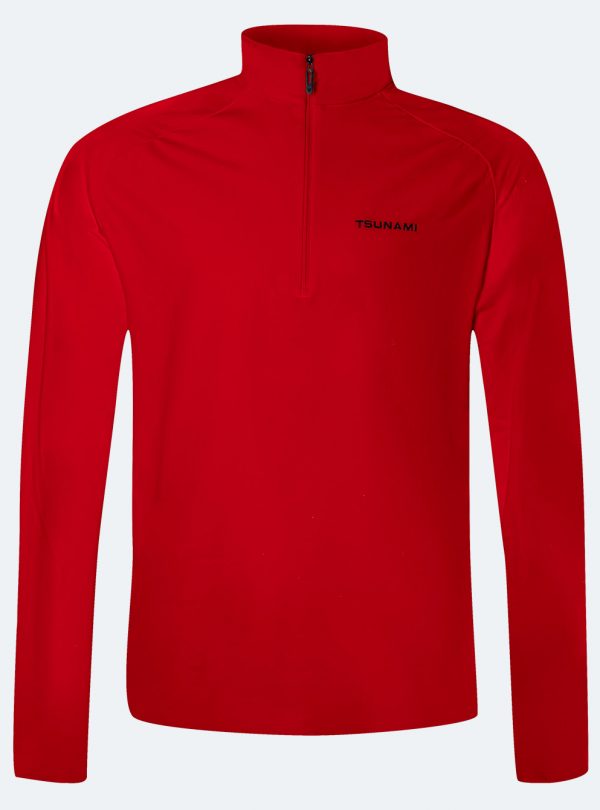 Midlayer hombre Wengen rojo