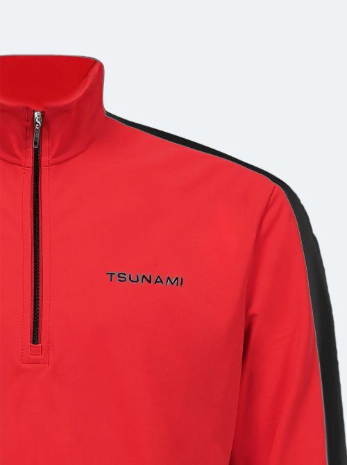 Midlayer hombre Slalom rojo-negro - Imagen 4