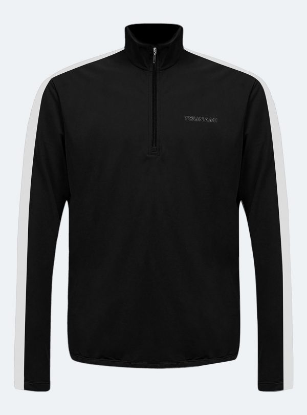 Midlayer hombre Slalom negro-blanco
