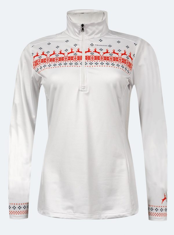 Midlayer térmico mujer Verbier blanco
