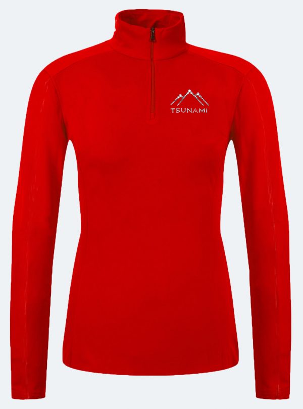 Midlayer térmico mujer Olympic rojo