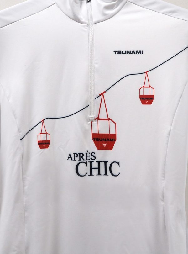 midlayer térmico mujer Tsunami Zermatt blanco