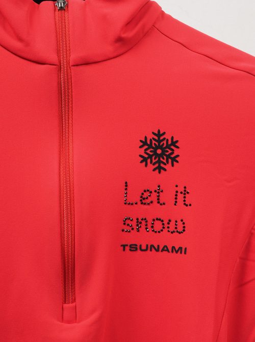 Midlayer térmico mujer Chamonix rojo - Imagen 4