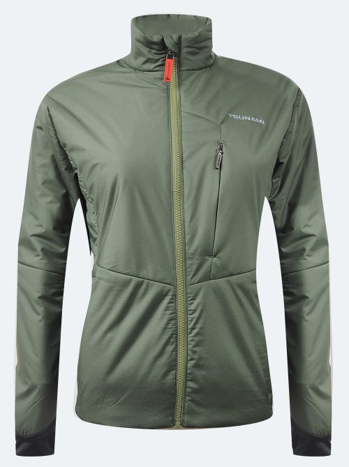 chaqueta termica activa Tsunami verde