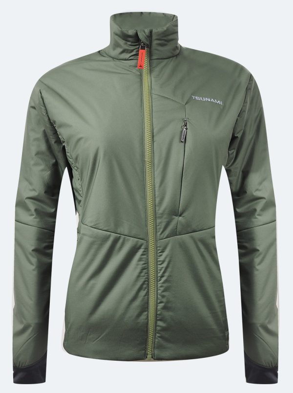 chaqueta termica activa Tsunami verde