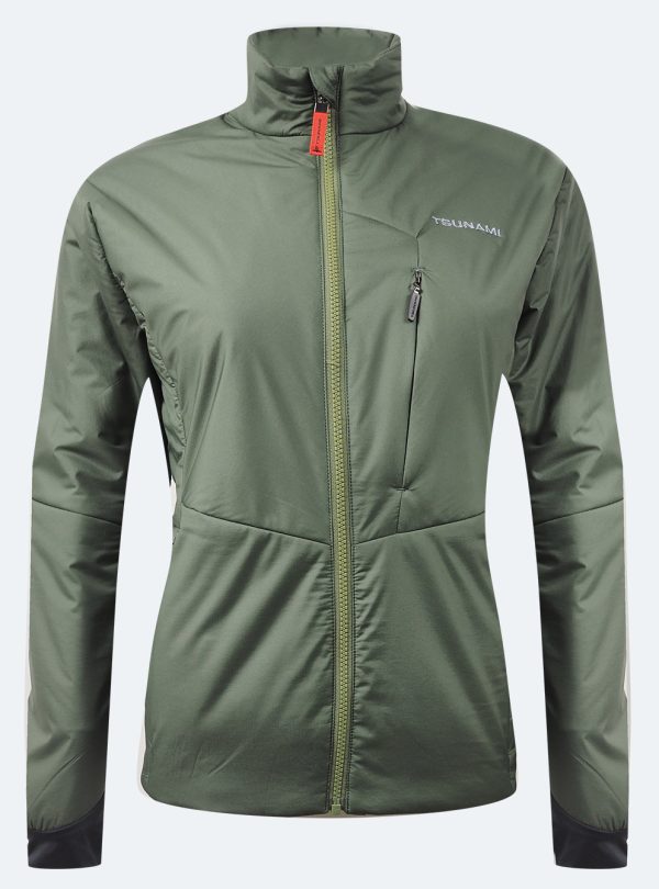 chaqueta termica activa Tsunami verde