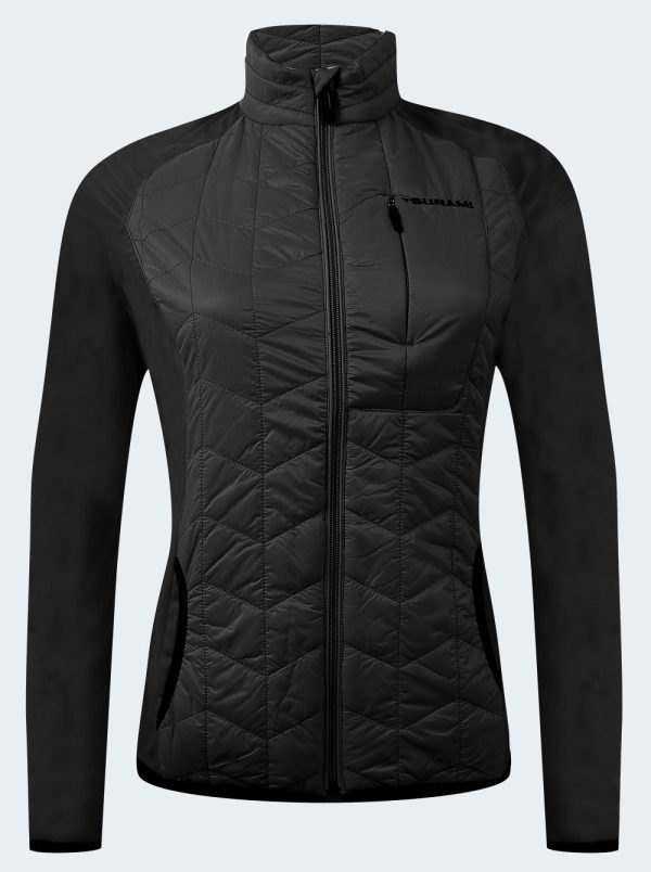 Midlayer híbrida mujer Tiger negra