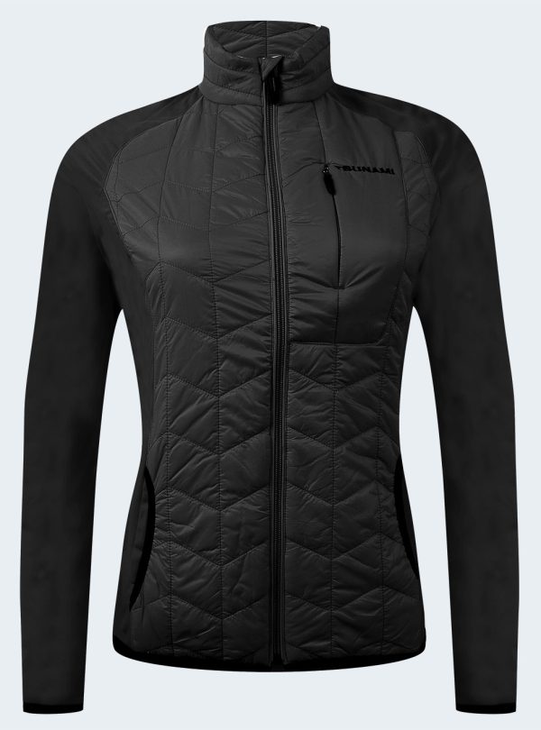 Midlayer híbrida mujer Tiger negra