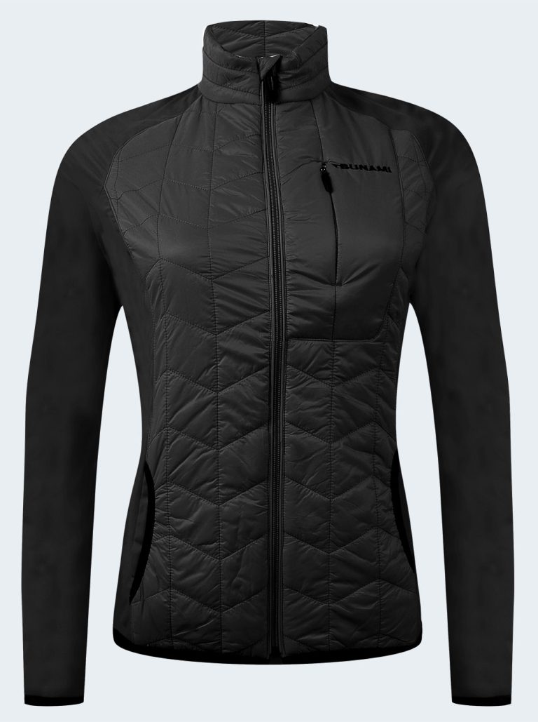 Midlayer híbrida mujer Tiger negra