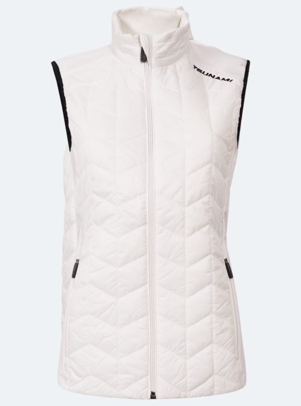 Chaleco mujer forrado Jungle blanco