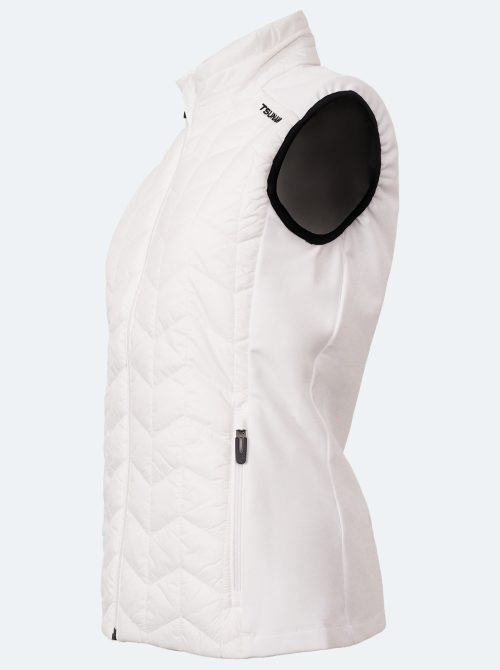 Chaleco mujer forrado Jungle blanco - Imagen 3