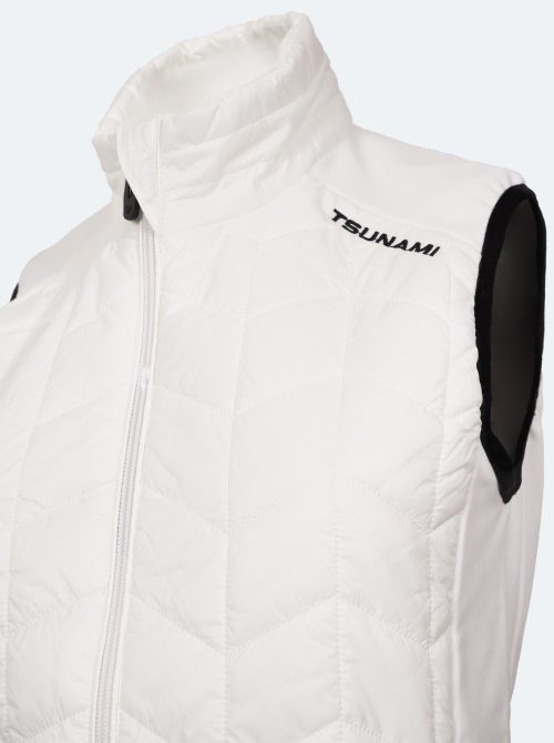 Chaleco mujer forrado Jungle blanco - Imagen 4