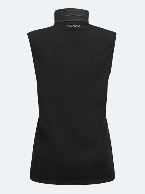 Chaleco mujer forrado Jungle negro - Imagen 3