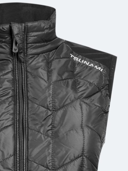 Chaleco mujer forrado Jungle negro - Imagen 4