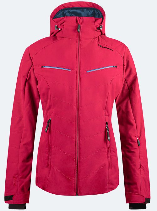 Chaqueta esquí mujer Puffy rosa
