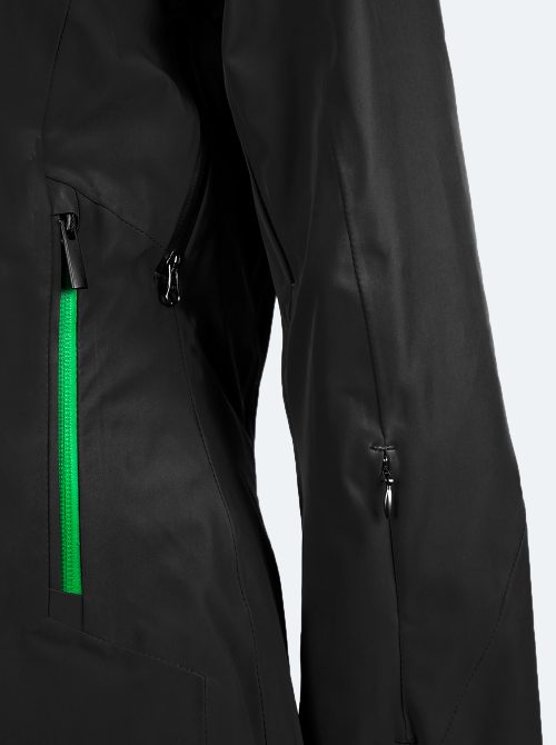 Chaqueta de esquí mujer París negra - Imagen 4