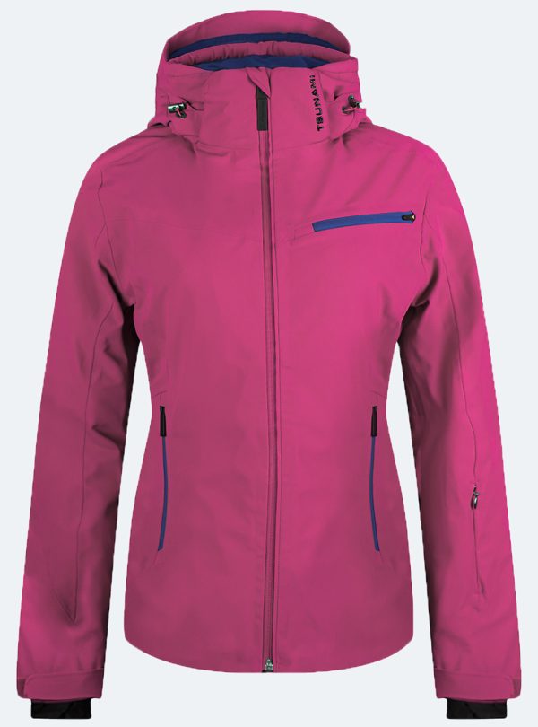 Chaqueta de esquí mujer París rosa
