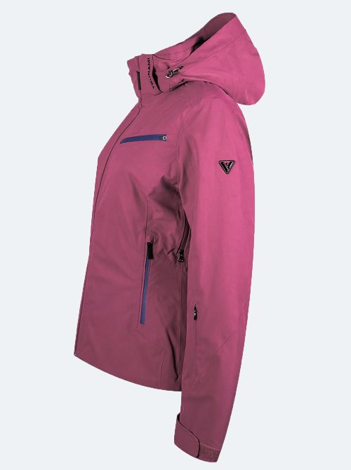 Chaqueta de esquí mujer París rosa - Imagen 3