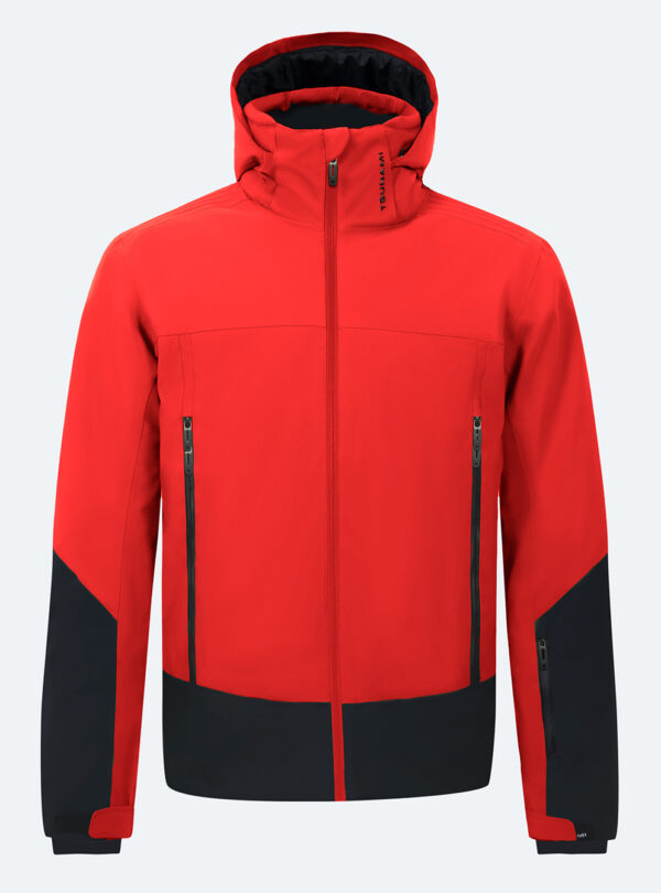 Chaqueta esquí hombre Slalom VI Roja-Negro
