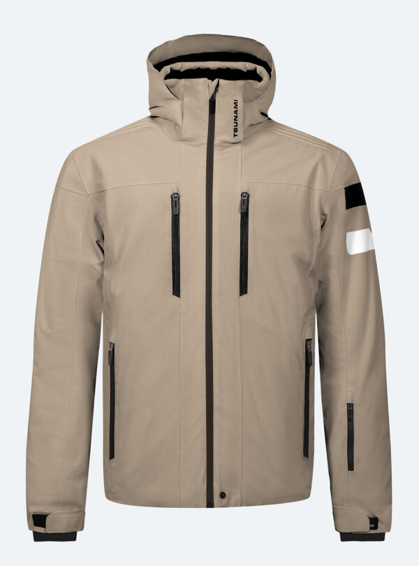Chaqueta esquí hombre Power VI Piedra