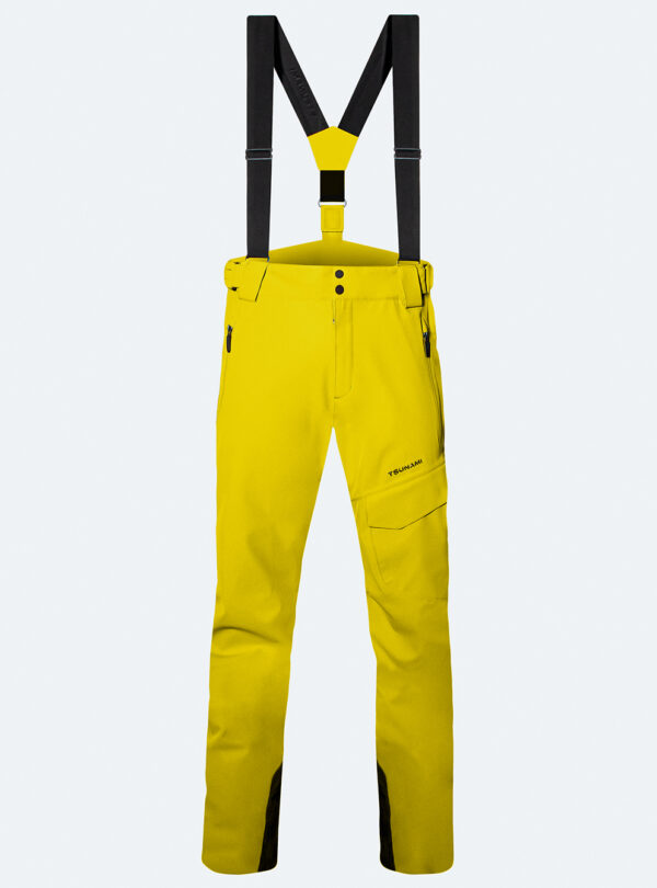 Pantalón esquí hombre Peak Amarillo