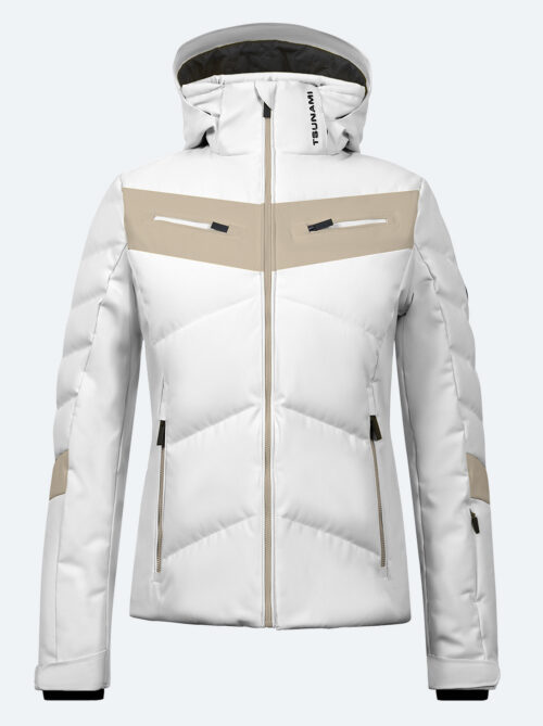 Chaqueta esquí mujer Vermont Blanco