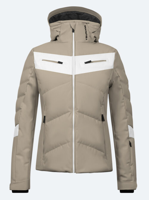 Chaqueta esquí mujer Vermont Piedra
