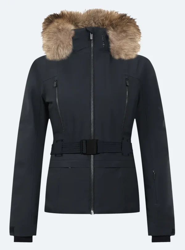 Chaqueta esquí mujer Majestic Negro
