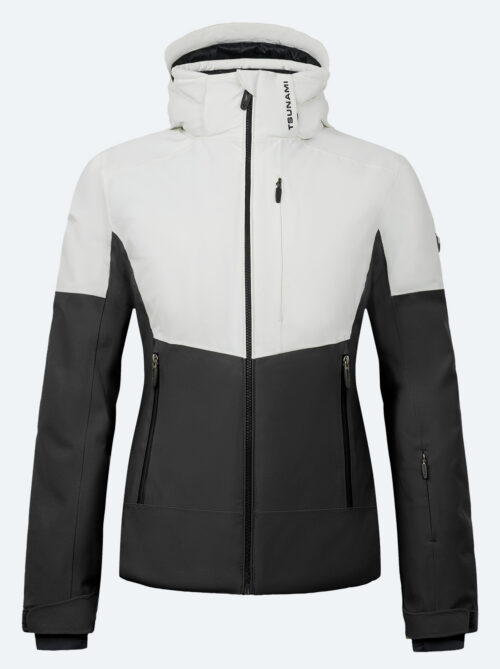 Chaqueta esquí mujer Shadow Blanco-Negro