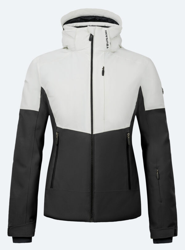 Chaqueta esquí mujer Shadow Blanco-Negro