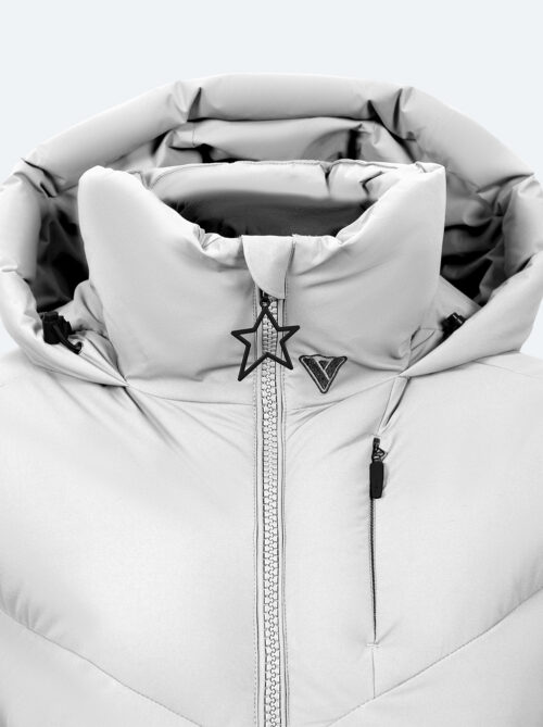 Chaqueta esquí mujer Rock Bomber Blanco - Imagen 4