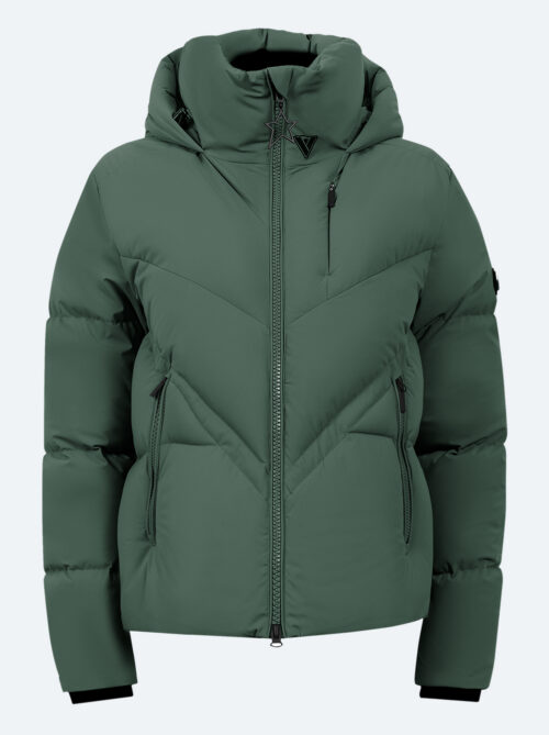 Chaqueta esquí mujer Rock Bomber Kaki