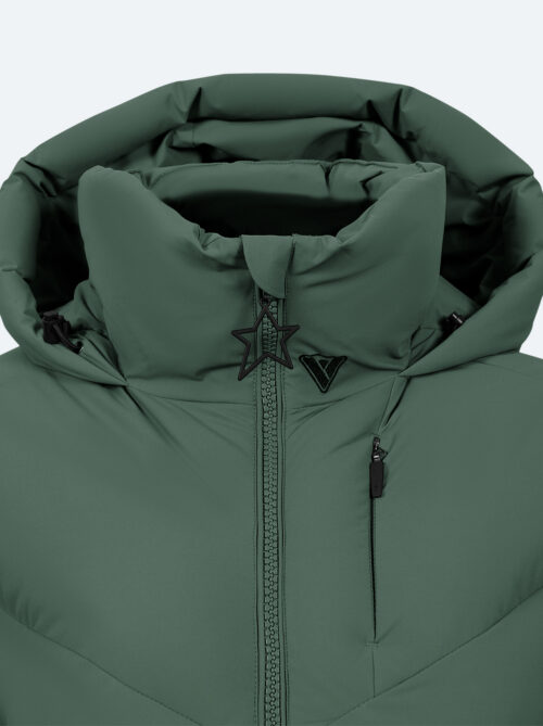 Chaqueta esquí mujer Rock Bomber Kaki - Imagen 4