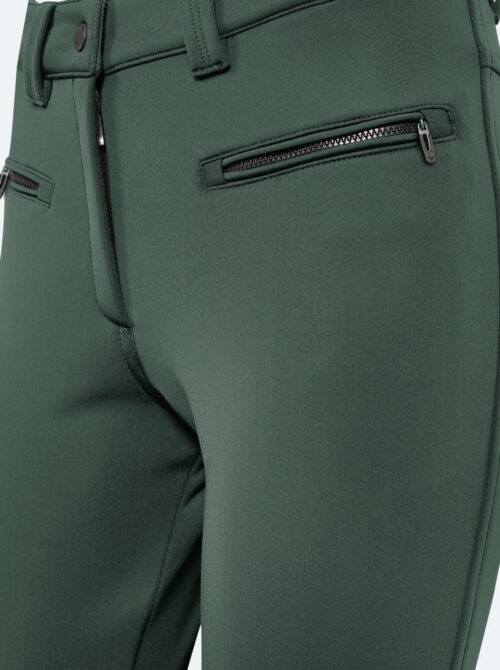 Pantalón esquí lástex mujer Fiona Kaki - Imagen 4